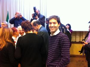 Fabrizio Barini con Pier Luigi Bersani